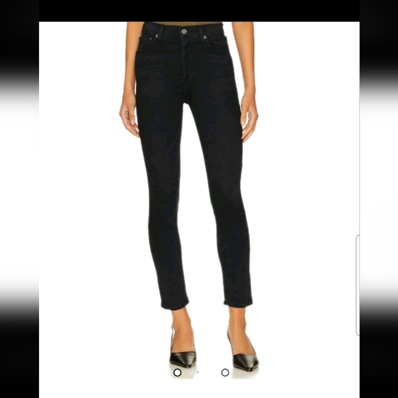 Agolde Womens Faded Black Nico High Rise Slim in Spirit 28 - Picture 1 of 14